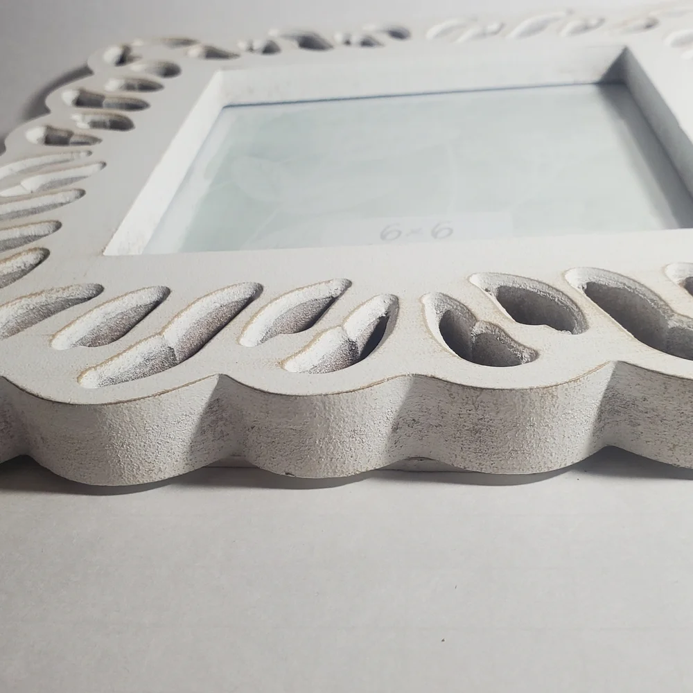 Whitewashed Distressed Wooden 6
